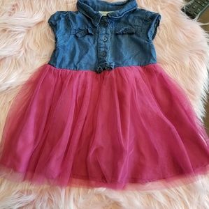 First Impressions pink and tulle dress